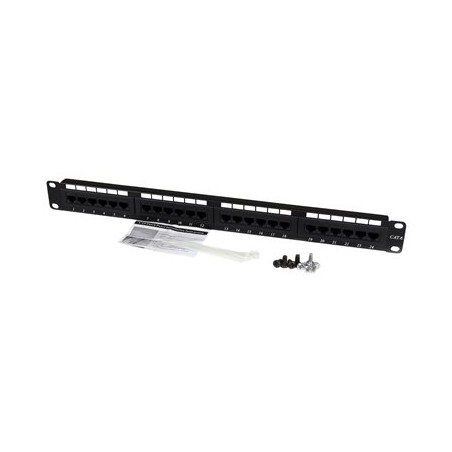 StarTech.com 24 Port 1U Rackmount Cat 6 110 Patch Panel - 24 port Network Patch Panel - RJ45 Ethernet 110 type Rack Mount Patch