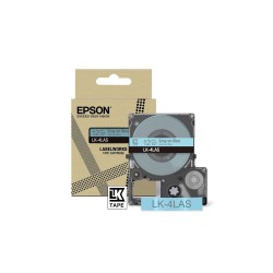 Epson LabelWorks LK-4LAS - Šedá na modré - Role (1,2 cm x 8 m) 1 kazeta/y závěsný box - pásková kazeta - pro LabelWorks
