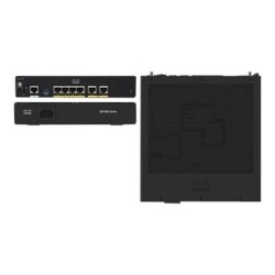 Cisco Integrated Services Router 921 - Směrovač 4portový switch - 1GbE - porty WAN: 2