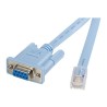 StarTech.com 6 ft RJ45 to DB9 Cisco Console Management Router Cable - M/F Serial Console Cable (DB9CONCABL6) - Sériový kabel