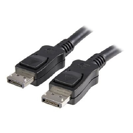 StarTech.com 10 ft DisplayPort 1.2 Cable with Latches - 4K x 2K (4096 x 2160) @ 60Hz - DPCP & HDCP - Male to Male DP Video