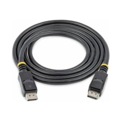 StarTech.com 0.5m Short DisplayPort 1.2 Cable with Latches DisplayPort 4k - Kabel DisplayPort - DisplayPort (M) do DisplayPort