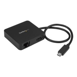 StarTech.com USB C Multiport Adapter, Portable USB-C Mini Dock 4K HDMI Video, Gigabit Ethernet, USB 3.0 Hub (1x USB-A 1x
