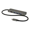 StarTech.com USB C Multiport Adapter, USB-C to HDMI 2.0b 4K 60Hz (HDR10), 100W Power Delivery Pass-Through, 4-Port 5Gbps USB