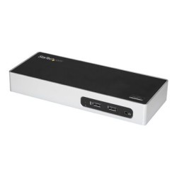 StarTech.com USB 3.0 Docking Station, Dual Monitor Laptop Docking Station with HDMI & DVI/VGA Video, 6-port USB 3.1 Gen 1 5Gbps