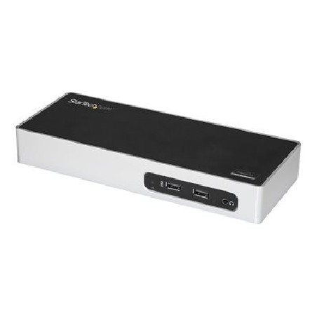 StarTech.com USB 3.0 Docking Station, Dual Monitor Laptop Docking Station with HDMI & DVI/VGA Video, 6-port USB 3.1 Gen 1 5Gbps