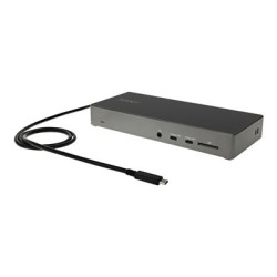 StarTech.com USB C Dock - Triple 4K Monitor USB Type-C Docking Station - 100W Power Delivery - DP 1.4 Alt Mode & DSC, 2x