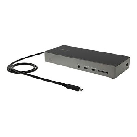 StarTech.com USB C Dock - Triple 4K Monitor USB Type-C Docking Station - 100W Power Delivery - DP 1.4 Alt Mode & DSC, 2x