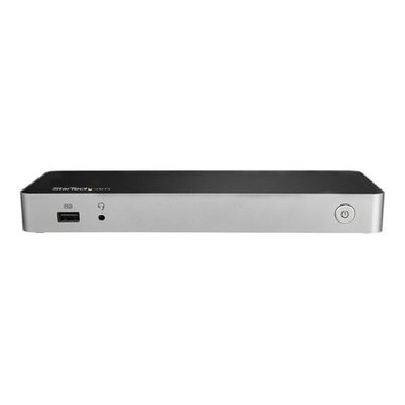 StarTech.com USB C Dock, Dual Monitor HDMI & DisplayPort 4K 30Hz, USB Type-C Laptop Docking Station 60W Power Delivery (PD)