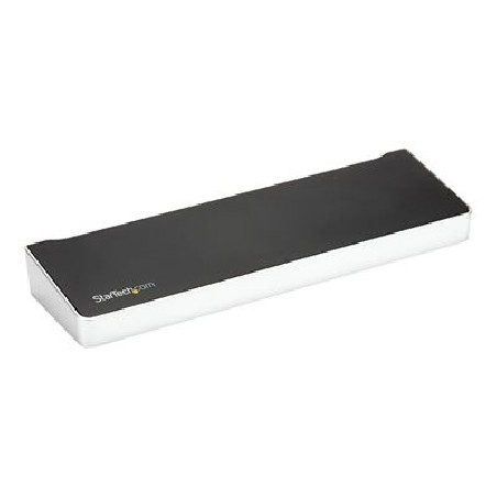 StarTech.com 4K USB-C Dock - Triple Monitor - Mac & Windows - 60W USB PD (DK30CH2DPPDU) - Dokovací stanice - USB-C - HDMI, 2 x