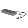 StarTech.com USB-C & USB-A Dock, Hybrid Universal Laptop Docking Station with 100W Power Delivery, Dual Monitor 4K 60Hz HDMI &