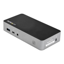 StarTech.com USB-C Dock, Dual Monitor 1080p HDMI Laptop Docking Station, 60W Power Delivery, 1x USB-C, 3x USB-A, Ethernet, Dual