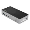 StarTech.com USB-C Dock, Dual Monitor 1080p HDMI Laptop Docking Station, 60W Power Delivery, 1x USB-C, 3x USB-A, Ethernet, Dual