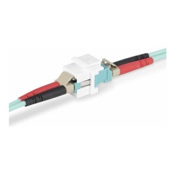 StarTech.com LC to LC Coupler, LC Fiber Coupler, LC/UPC Keystone Jack, Fiber Optic LC Keystone Coupler for Patch Panel - LC to