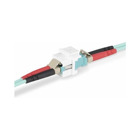 StarTech.com LC to LC Coupler, LC Fiber Coupler, LC/UPC Keystone Jack, Fiber Optic LC Keystone Coupler for Patch Panel - LC to
