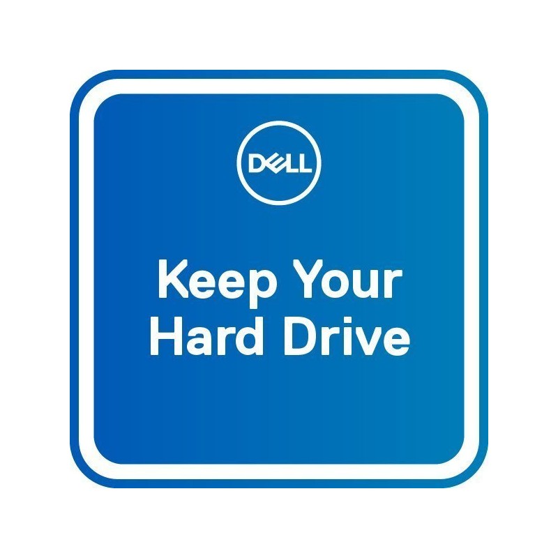 Dell 3 roky Keep Your Hard Drive - Prodloužená dohoda o službách - bez vrácení disku (pro desktopy) - 3 let - pro Pro 24, Micro