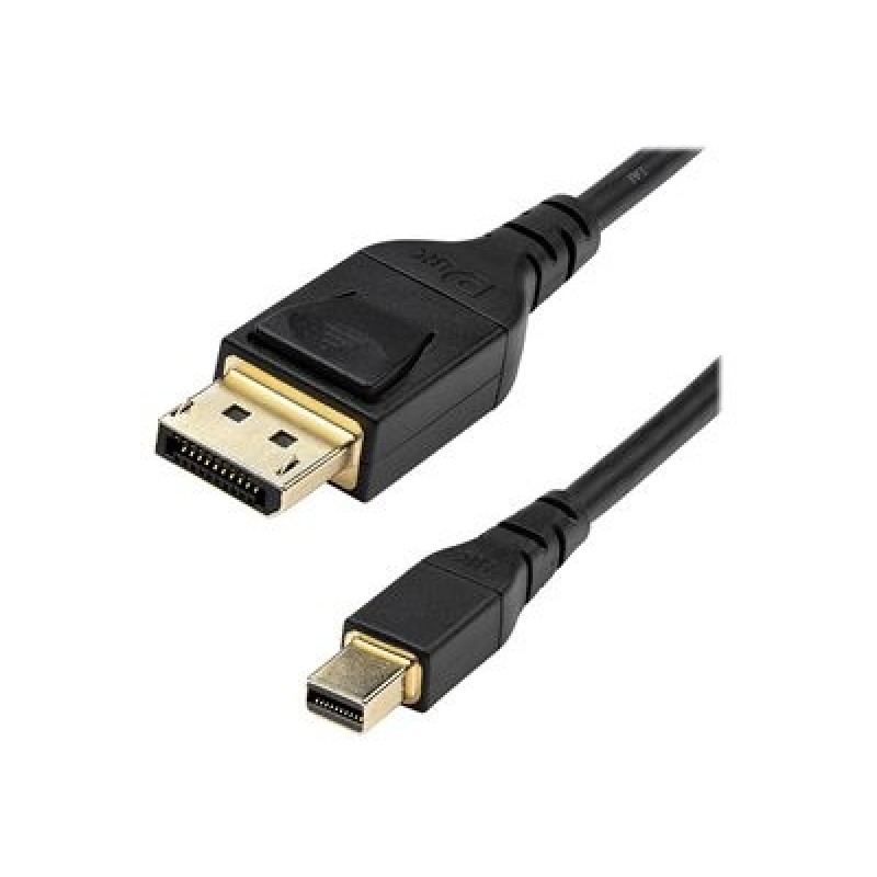 StarTech.com 3ft (1m) VESA Certified Mini DisplayPort to DisplayPort 1.4 Cable, 8K 60Hz HBR3 HDR, Super UHD mDP to DP 1.4 Cord