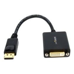 StarTech.com DisplayPort to DVI-D Adapter - 1920x1200 - Passive DVI Video Converter with Latching DP Connector (DP2DVI2)