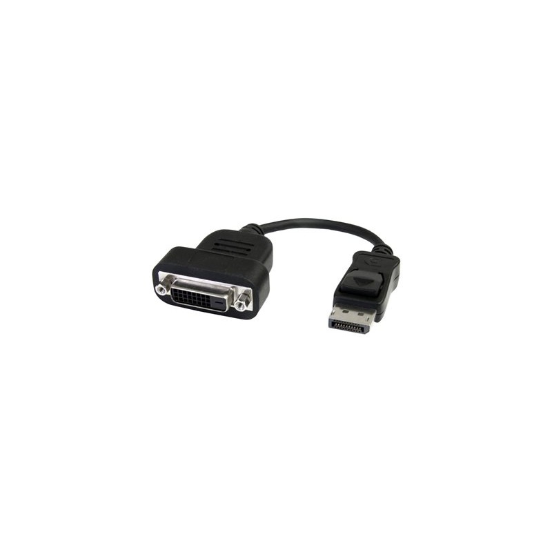 StarTech.com DisplayPort to DVI Adapter - Active Conversion - 1920x1200 - DP to DVI Single Link Converter for DVI-D Display