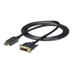 StarTech.com DisplayPort to DVI Cable - 6ft / 2m - 1920 x 1200 - M/M ? DP to DVI Adapter Cable ? Passive DisplayPort Monitor
