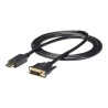 StarTech.com DisplayPort to DVI Cable - 6ft / 2m - 1920 x 1200 - M/M ? DP to DVI Adapter Cable ? Passive DisplayPort Monitor