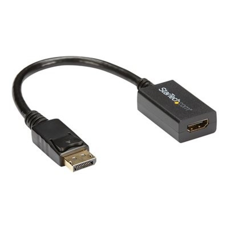 StarTech.com DisplayPort to HDMI Adapter - 1920x1200 - HDMI Video Converter - Latching DP Connector - Monitor to HDMI Adapter