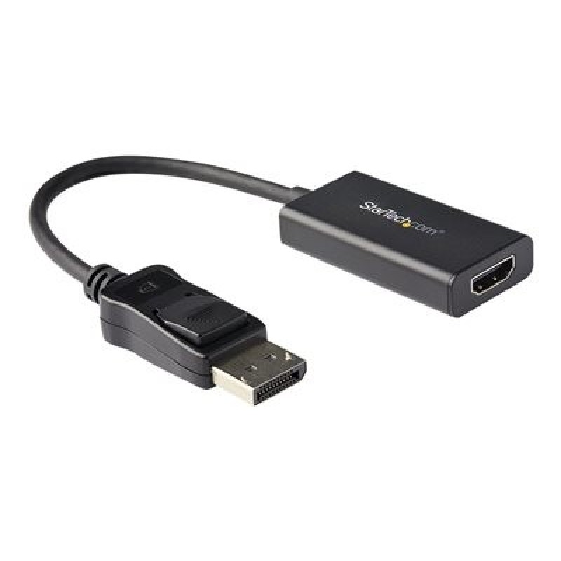 StarTech.com DisplayPort to HDMI Adapter, 4K 60Hz HDR10 Active DisplayPort 1.4 to HDMI 2.0b Video Converter, 4K DP to HDMI