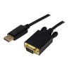 StarTech.com 6ft DisplayPort to VGA Cable - 1920 x 1200 - Active DP to VGA Adapter - DP to VGA Monitor Cable (DP2VGAMM6B)
