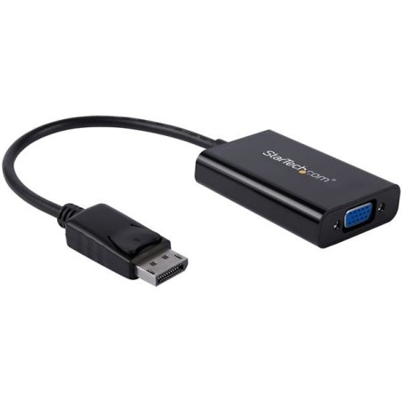 StarTech.com DisplayPort to VGA Adapter with Audio - 1920x1200 - DP to VGA Converter for Your VGA Monitor or Display (DP2VGAA)