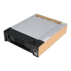 StarTech.com 5.25 in Rugged SATA Hard Drive Mobile Rack Drawer - Aluminum Removable Hard Drive Bay (DRW150SATBK) - Skladovací