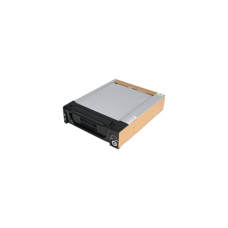 StarTech.com 5.25 in Rugged SATA Hard Drive Mobile Rack Drawer - Aluminum Removable Hard Drive Bay (DRW150SATBK) - Skladovací