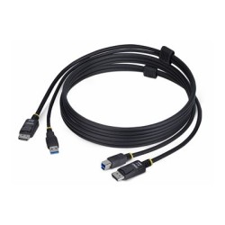 StarTech.com 6ft (1.8m) DisplayPort and USB 5Gbps KVM Cable - Kabel klávesnice / videa / myši (KVM) - USB typ A, DisplayPort