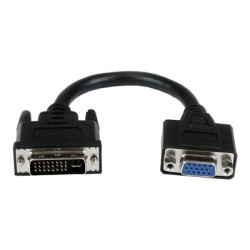 StarTech.com 8in DVI to VGA Cable Adapter - DVI-I Male to VGA Female Dongle Adapter (DVIVGAMF8IN) - Adaptér VGA) - DVI-I (M) do