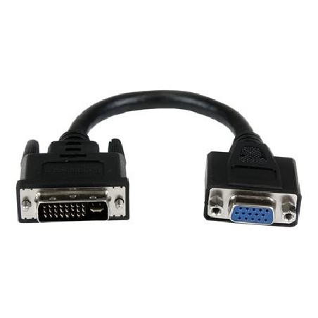StarTech.com 8in DVI to VGA Cable Adapter - DVI-I Male to VGA Female Dongle Adapter (DVIVGAMF8IN) - Adaptér VGA) - DVI-I (M) do