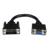 StarTech.com 8in DVI to VGA Cable Adapter - DVI-I Male to VGA Female Dongle Adapter (DVIVGAMF8IN) - Adaptér VGA) - DVI-I (M) do