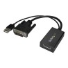 StarTech.com DVI to DisplayPort Adapter - USB Power - 1920 x 1200 - DVI to DisplayPort Converter - Video Adapter - DVI-D to DP