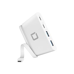 DICOTA USB-C Portable Hub 4-in-1 - Rozbočovač - 2 x USB-C + 2 x SuperSpeed USB - desktop