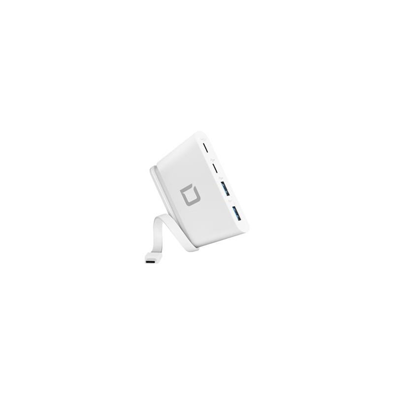 DICOTA USB-C Portable Hub 4-in-1 - Rozbočovač - 2 x USB-C + 2 x SuperSpeed USB - desktop