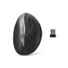 DICOTA Relax - Myš - ergonomický - pravák - 5 tlačítka - bezdrátový - bezdrátový přijímač USB - černá