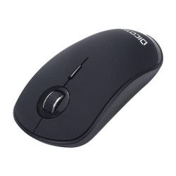 DICOTA Silent - V2 - myš - pravák a levák - optický - 3 tlačítka - bezdrátový - 2.4 GHz - bezdrátový přijímač USB - černá