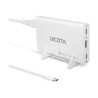 DICOTA - Síťový adaptér - univerzální - 65 Watt - PD 3.0, QC 4.0+ - 3 výstupní konektory (2 x USB-C, USB) - na kabelu: USB-C