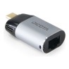 DICOTA - Síťový adaptér - USB-C / Thunderbolt 3 - Gigabit Ethernet x 1 - stříbrná