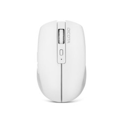 DICOTA Notebook - Myš - 5 tlačítka - bezdrátový - 2.4 GHz, Bluetooth - bezdrátový přijímač USB - bílá