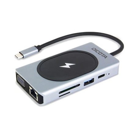 DICOTA - Dokovací stanice - USB-C - HDMI, VGA
