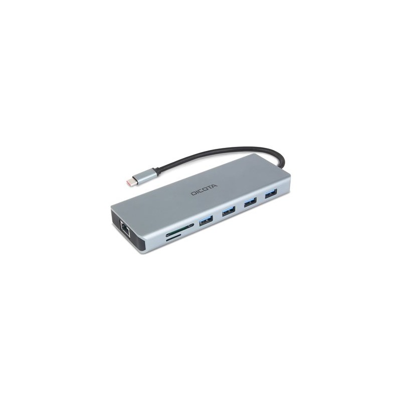 DICOTA - Dokovací stanice - USB-C - DP, HDMI - 1GbE