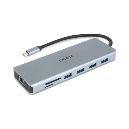 DICOTA - Dokovací stanice - USB-C - DP, HDMI - 1GbE