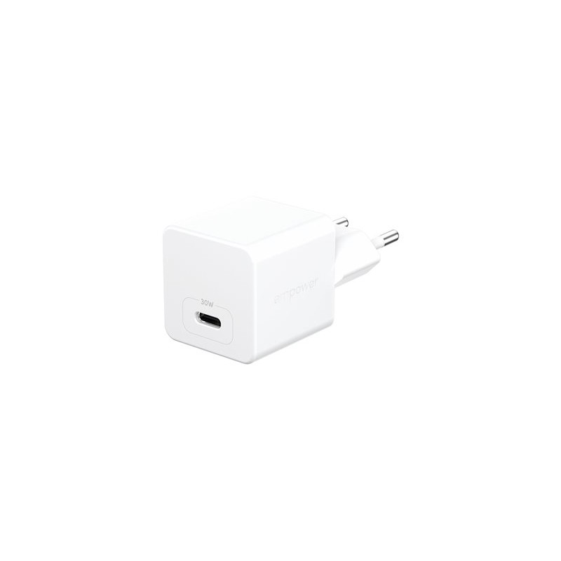 empower by PanzerGlass - Sítový adaptér - 30 Watt - napájení Power Delivery 3.1 (USB-C) - stríbrne bílá