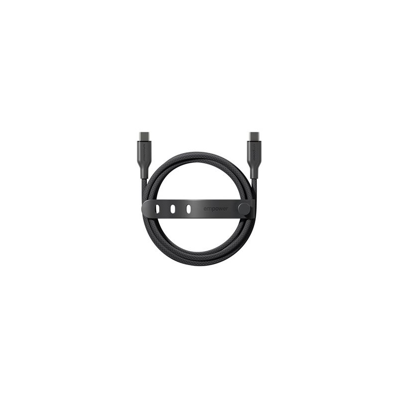 PanzerGlass empower kabel USB-C/USB-C, 1,2 m black