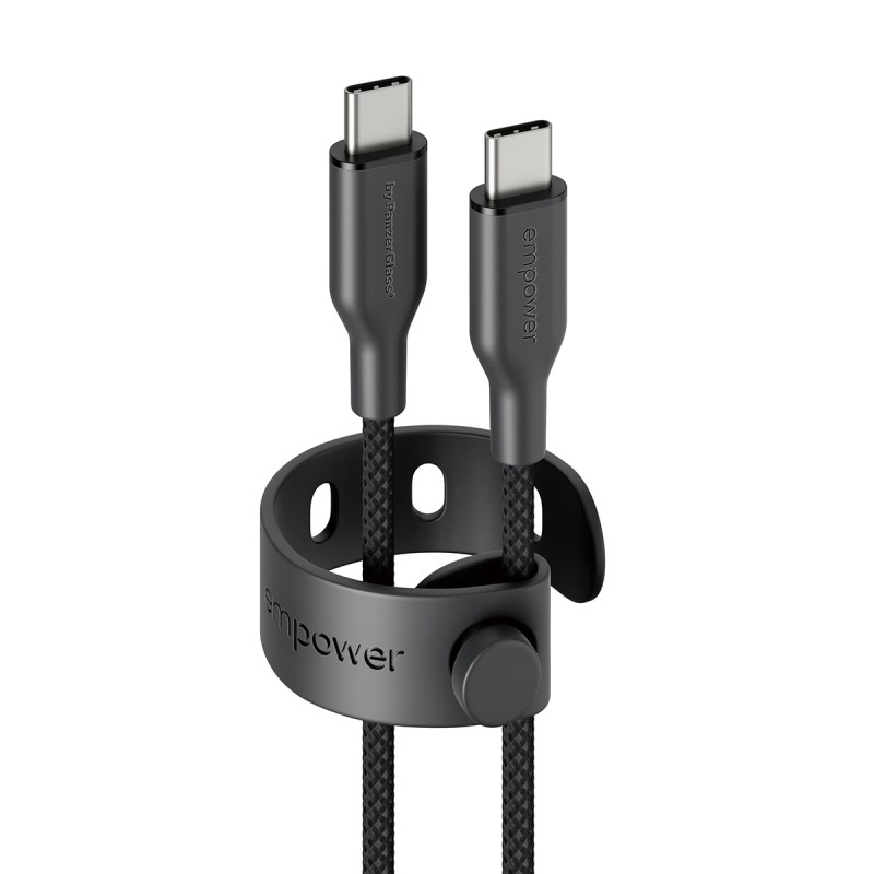 PanzerGlass empower kabel USB-C/USB-C, 2 m black