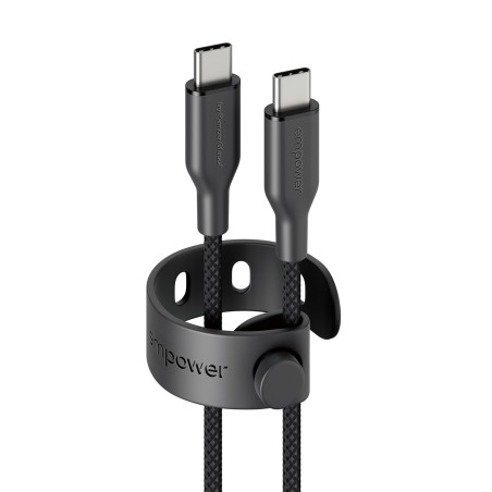 PanzerGlass empower kabel USB-C/USB-C, 2 m black